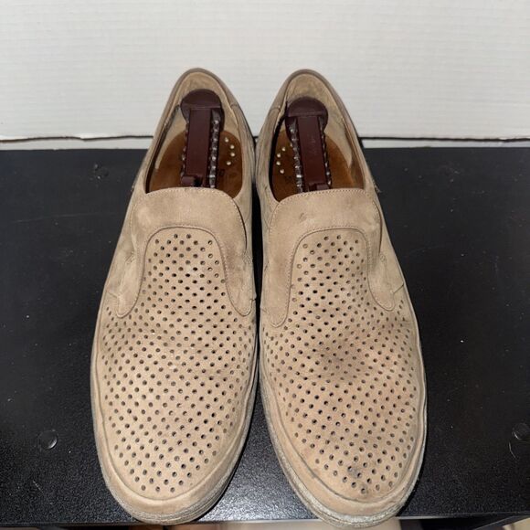 Mephisto Air Jet Perforated Loafers Men Size 10.5 Brown  display picture 2